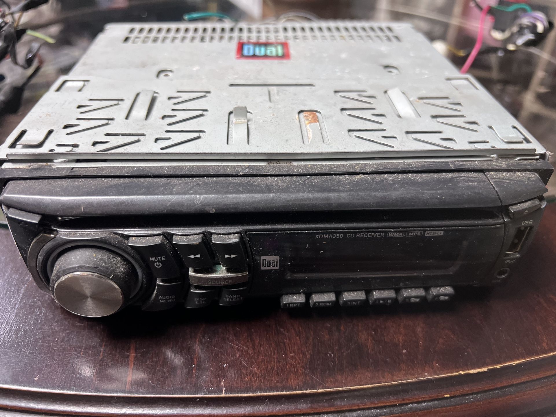 Single din car Radio Head Unit DUAL USB aux Cd