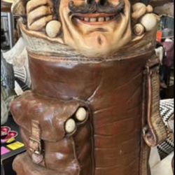 Vintage golfer, Golf golfing, ice box cooler chest RARE FIND