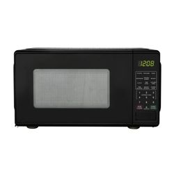 Mainstays 0.7 Cu ft Countertop Microwave Oven, 700 Watts, Black