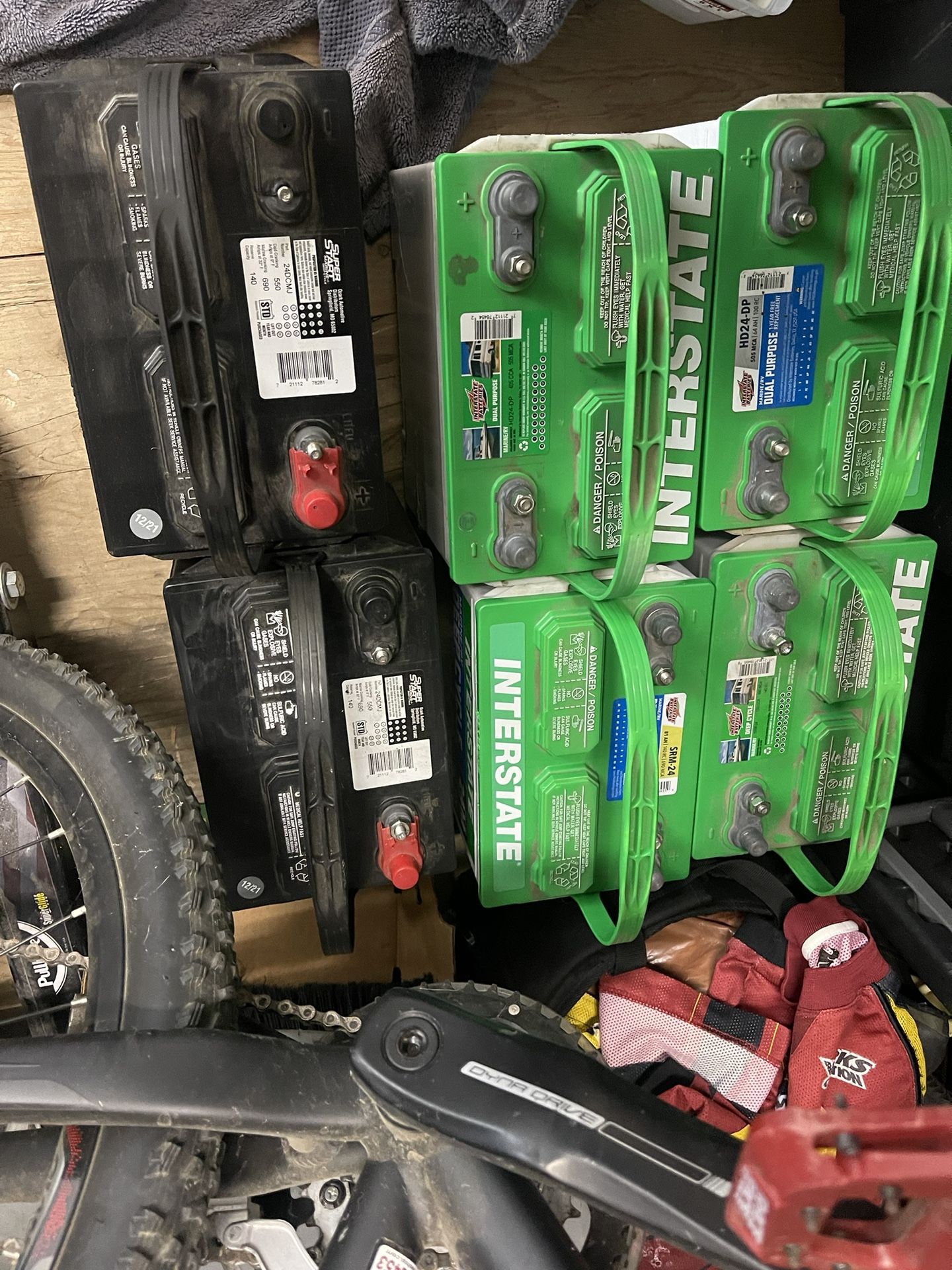 Rv And Trailer Parts Available. Also Six Group 24 12 Volt Rv Batteries