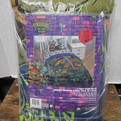 Teenage Mutant Ninja Turtles 4 Pcs Twin Bed Set Brand New (Price Is Firm)