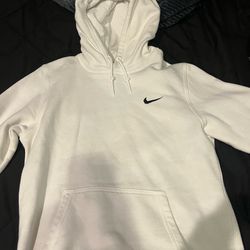 white nike hoodie