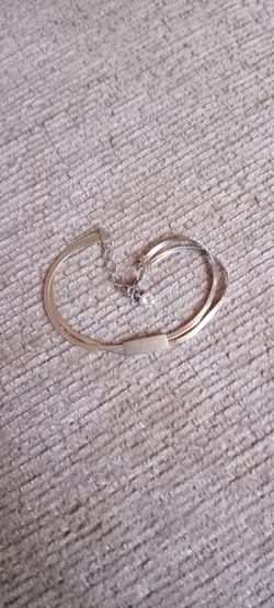 Pulcera de sterling silver 925 con un cristal