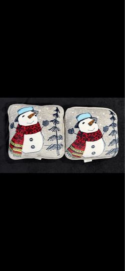 Snowman Pillows (price is total for both)
