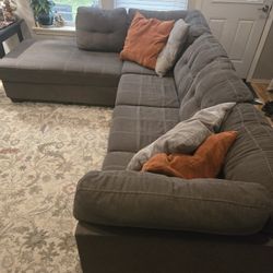 Grey Sectional Couch - Soft And Comfy