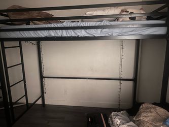 Twin size bed including mattress