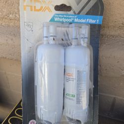  Two-pack of HDX EQW-1 premium refrigerator water filters