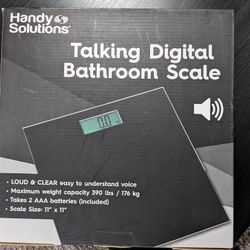 Talking Digital Bathroom Scale 