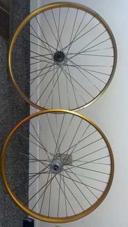 29” gold big ripper wheels