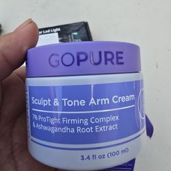 GoPure Sculpt & Tone Arm Cream.