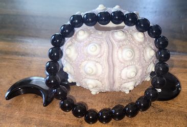 🔮 Brand New Healing Crystal Bracelet- Black Obsidian
