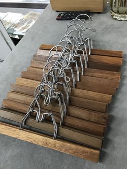 Wooden pants hangers