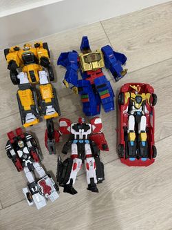 5 Transforming Robot Toy Lot