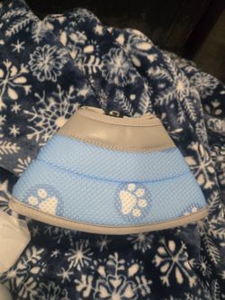 Supet blue mesh recovery collar for cats & dogs - post surgery, hot spot deterrent  NEW