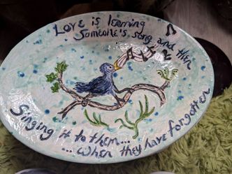 Great love song plate