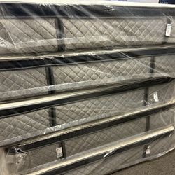 Brand New King Size Mattresses Available While Supplies Last. 