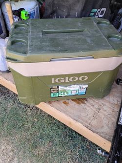 Igloo bait ice chest home made with pump