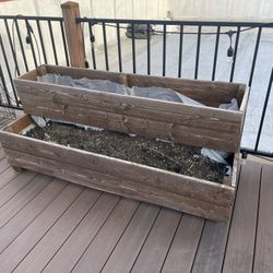 2 Cedar Garden Boxes 6”x4ft