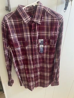 George Burgundy Flannel