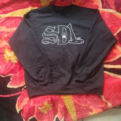 SDL Men's Black Graphic Long Sleeve