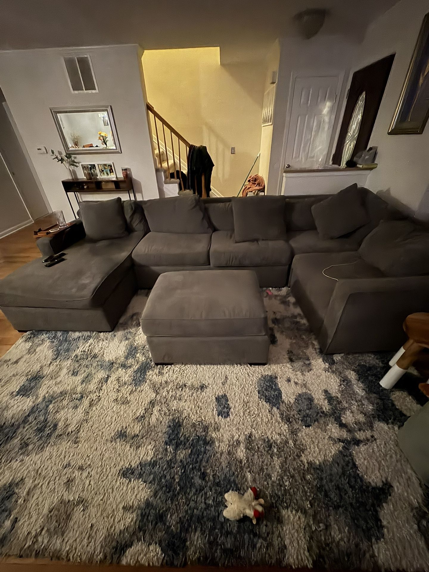 Macys Radley Modular couch With Chaise 135 Wide