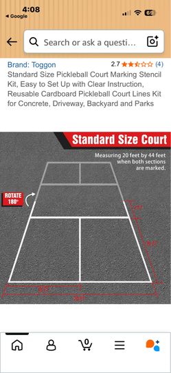 Pickleball court making kit
