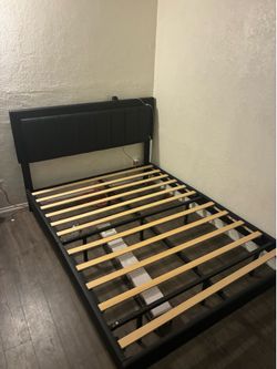 LED bed frame