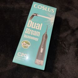 COSLUS C20 Dual Stream Technology Oral Irrigator - NEW In Box