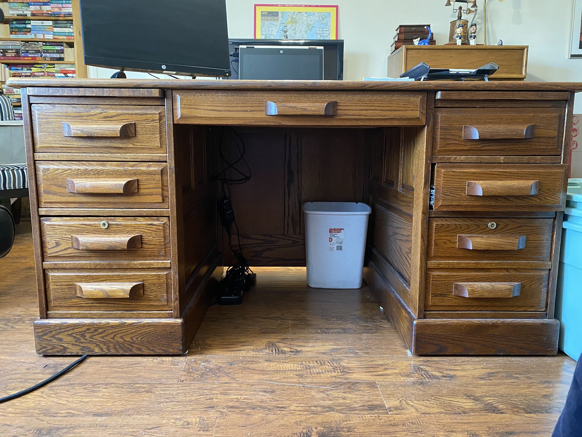 Office Desk And Filing Cabinet