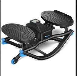 Merach Rocking Steppers for Exercise at Home, 3D Motion Stair Stepper Balance Board    New