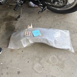 Suzuki DR650 Black Front Fender NEW 