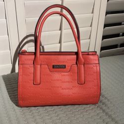 Nautica Handle Satchel Red