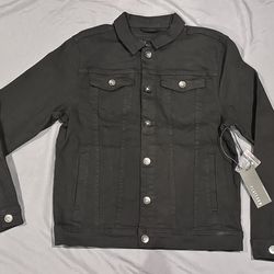 Platform New York Staff Denim Trucker Jacket  Size M.