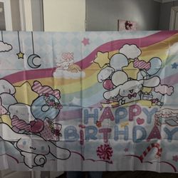 Cinnamon roll Backdrop 