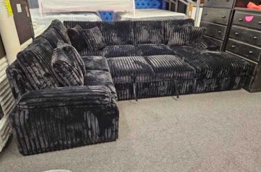 NEW XL Sleeper Sectional Sofa with Storage – $1657
