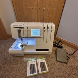 Husqvarna Viking Huskylock S25 overlock Serger /sewing machine - Broken Read All