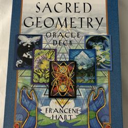 Sacred Geometry Oracle Deck by Francene Hart 64 Cards with 152-Page Guidebook