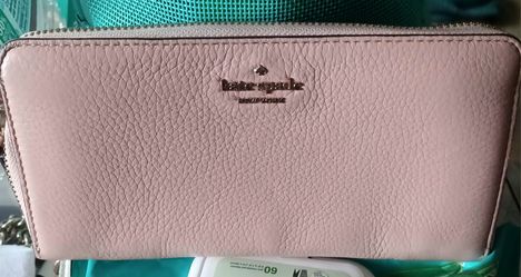 light pink Kate ♠️ wallet