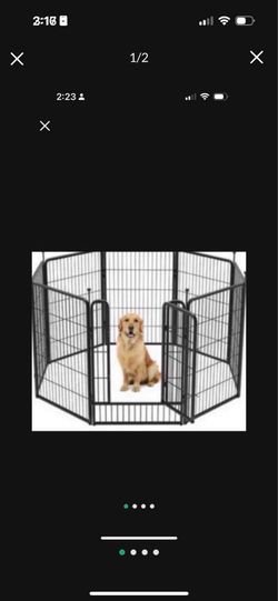 8 PANEL  45”TALL HEAVY DUTY DOG PLAYPEN NEW