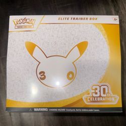 SEALED Pokémon 30th Celebration ETB