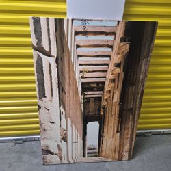 Ancient Structure Canvas Art 