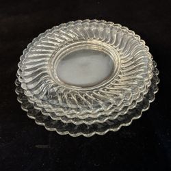 Fostoria Colony Plates (4)