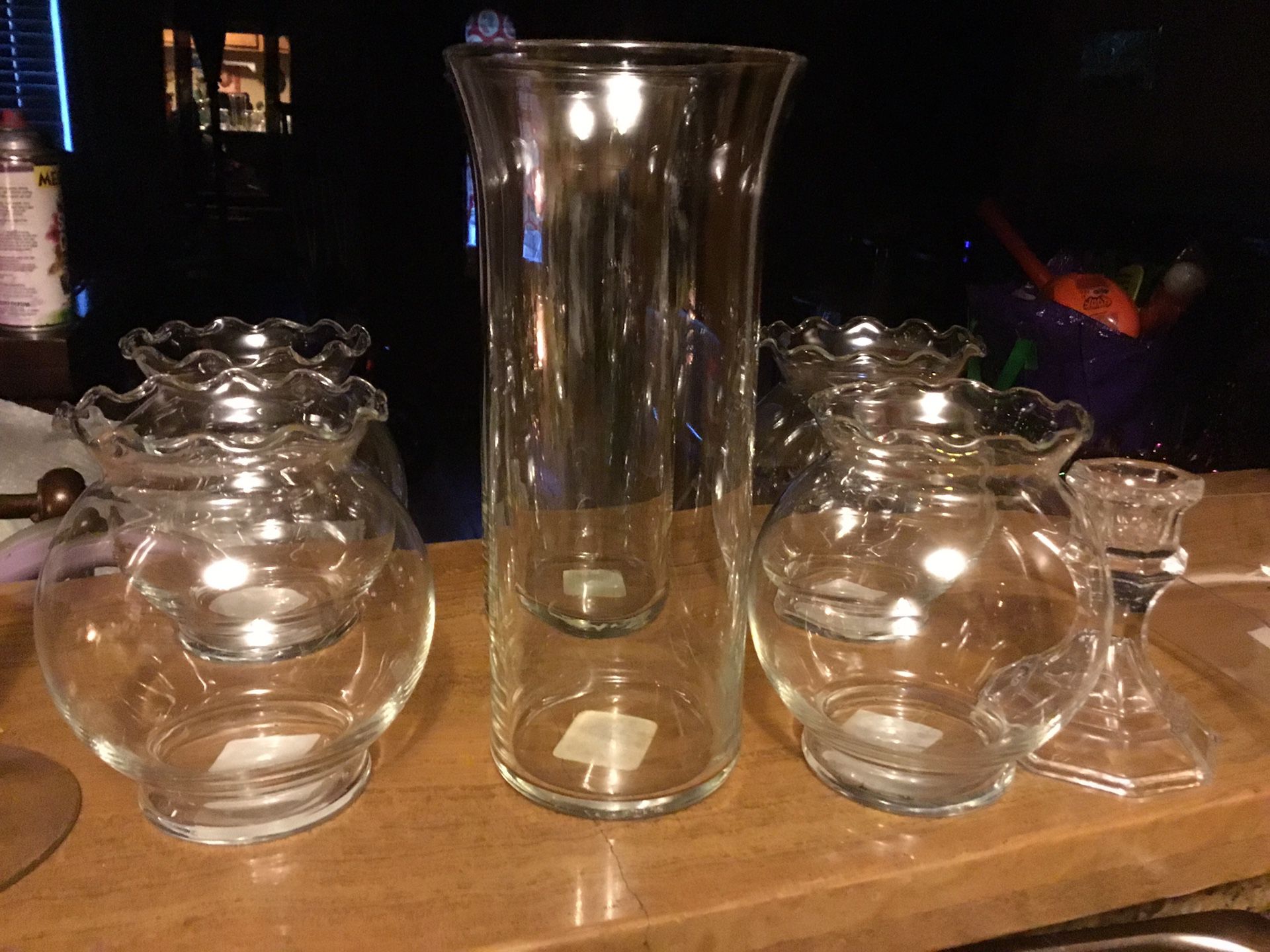 Glass vase used great for a party all different kinds