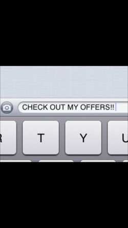 CHECK OUT MY OFFERS.. check my profile