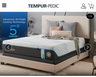 Tempur-Pedic TEMPUR-ProBreeze® 2.0 Medium Hybrid – California King – Like New