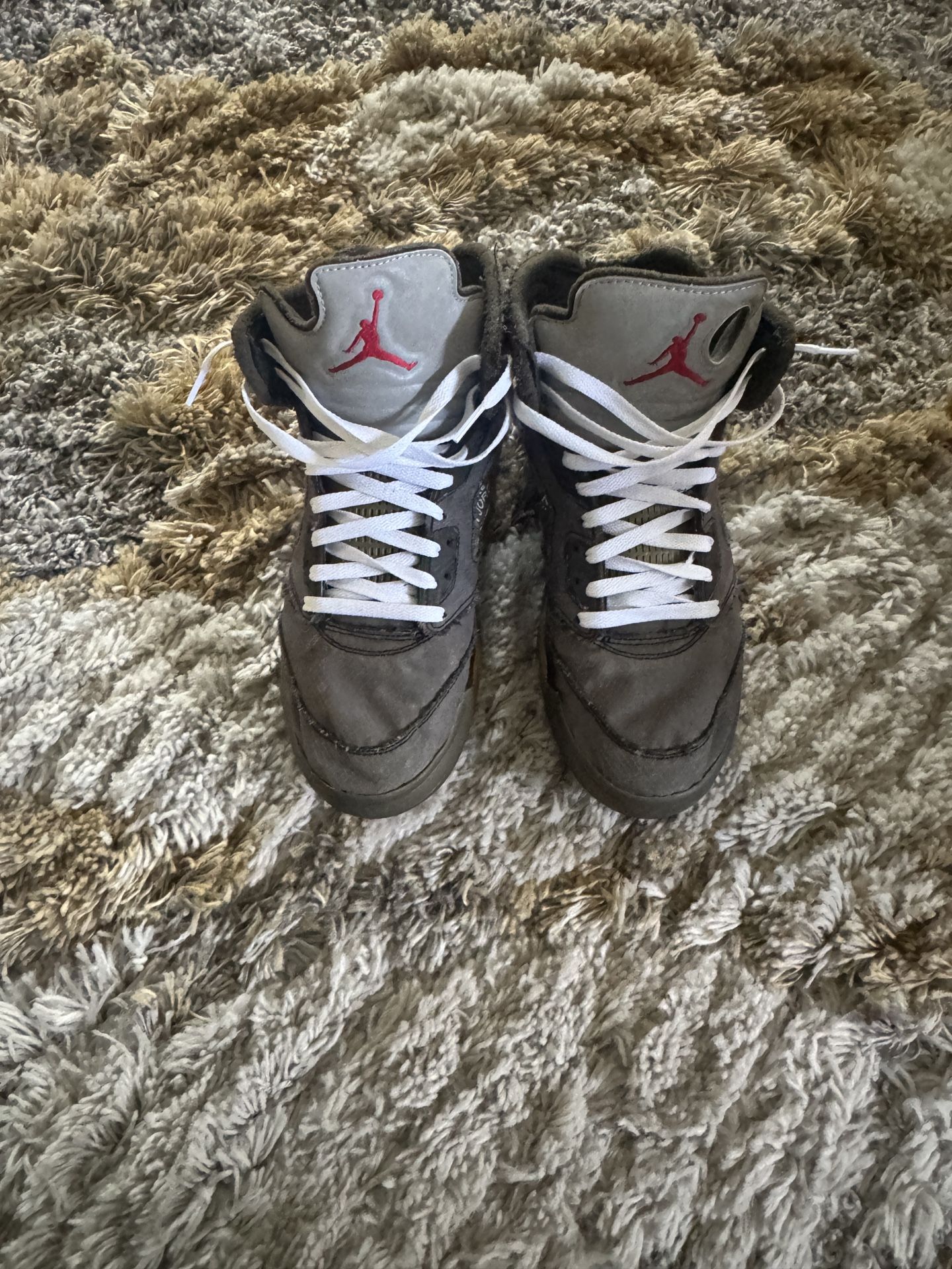 off white jordan 5s