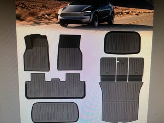 Tesla Mod-Y 25-26’ Juniper New 5-Seater Floormat Set. See Photos
