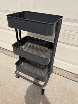 Rolling cart 31” H x 18” L