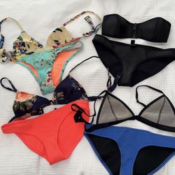 TRIANGL Neoprene Bikini Sets - 4 Complete Sets 