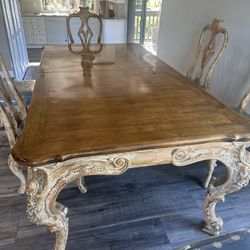 Vintage Italian Rococo-Style Dining Table